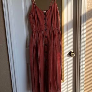 Burnt Orange Summer Dress